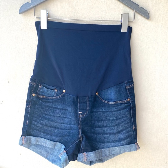 Maternity Denim Shorts - Picture 1 of 5